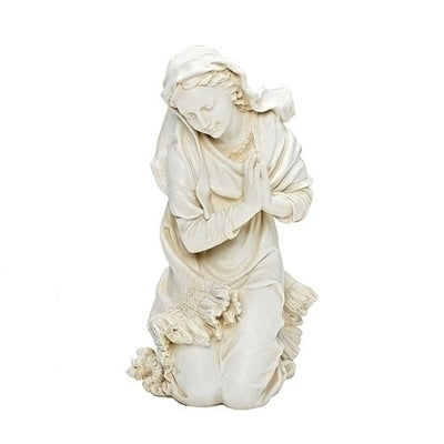 All White Virgin Mary Statue 27