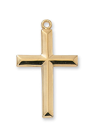 (J7023) G/ss Cross 24 Ch&bx" - Unique Catholic Gifts