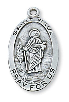 Sterling Silver St Paul Medal (1 1/8