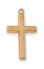 (J7001) G/ss Cross 18 Chain & Box" - Unique Catholic Gifts