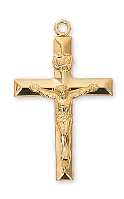 (J8011) G/ss Crucifix 24 Ch&bx