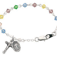 (Br123) 5 1/2" Multi Baby Bracelet - Unique Catholic Gifts