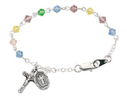 (Br123) 5 1/2" Multi Baby Bracelet - Unique Catholic Gifts