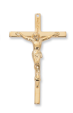 Gold Crucifix 24 Ch&bx" - Unique Catholic Gifts