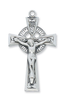 (L5A)Sterling Silver Crucifix 24