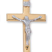 (J7021) G/ss Crucifix 24 Ch&bx" - Unique Catholic Gifts