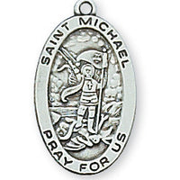 (L464mk) Ss St Michael 18 Ch&bx" - Unique Catholic Gifts