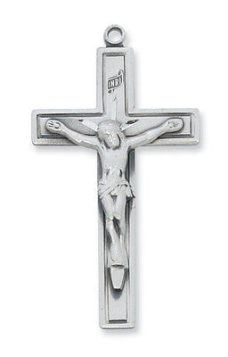 (L8041)Sterling Silver Crucifix 24