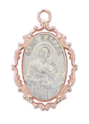 (Jr796) Rose Gold St. Gerard 18 Ch&bx" - Unique Catholic Gifts