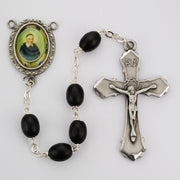 (R212df) Black St. Vincent De Paul Rsry - Unique Catholic Gifts