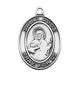 Sterling Silver St Jude Medal (1") on 18" chain. - Unique Catholic Gifts