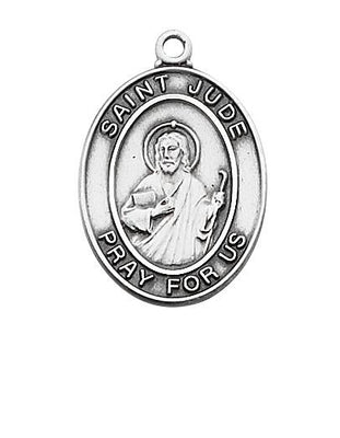 Sterling Silver St Jude Medal (1