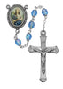 (R187df) 6mm Blue St. Cecelia Rosary - Unique Catholic Gifts