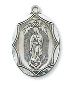 (L2503gu) Ss Guadalupe Medal 24 Ch &" - Unique Catholic Gifts