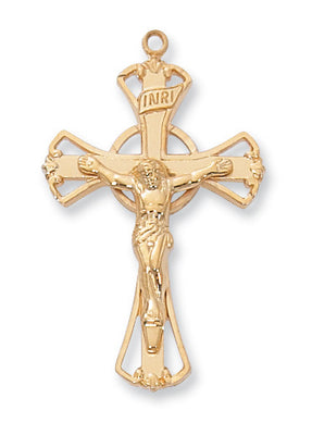 (J8030) G/ss Crucifix 18 Ch&bx - Unique Catholic Gifts