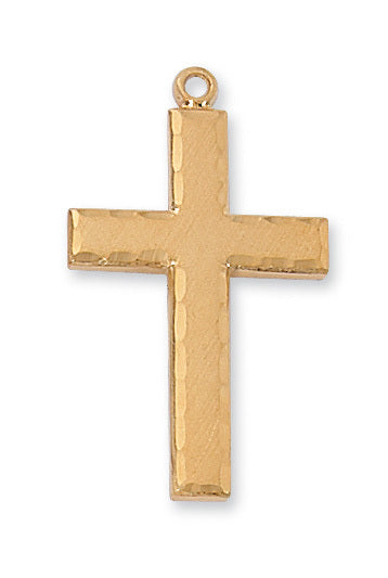 (J9004) G/ss Eng Cross 24 Ch&bx" - Unique Catholic Gifts