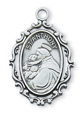 St Anthony Sterling Silver Medal 1