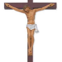 (80-130) 10" Cherry Crucifix - Unique Catholic Gifts