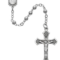 (1-4LF) 4mm All Sterling Rosary - Unique Catholic Gifts