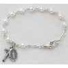 (Br177d) 5 1/2" Pearl Baby Bracelet - Unique Catholic Gifts