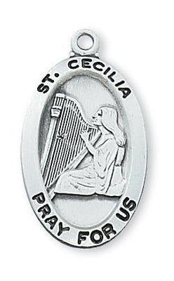 Sterling Silver St Cecilia (1