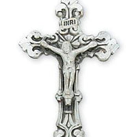 Sterling Silver Crucifix (1") on 18" chain - Unique Catholic Gifts