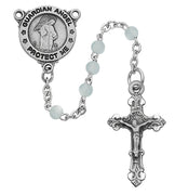 (R368dg) Blue Guardian Angel Rosary - Unique Catholic Gifts