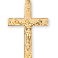 (J7027) G/ss Crucifix 18 Ch&bx" - Unique Catholic Gifts