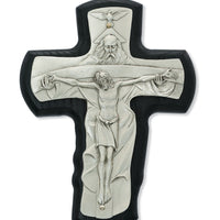 (81-43) 5 1/2" Black Trinity Crucifix - Unique Catholic Gifts