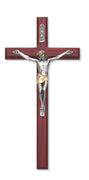 Image 1(80-98) 10" Cherry Crucifix - Unique Catholic Gifts