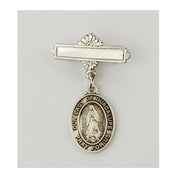 (438l) Ss Guadalupe Rf Baby Pin - Unique Catholic Gifts