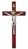 (80-192) 10" Cherry Ei-8 Crucifix - Unique Catholic Gifts