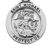 (L636) Ss St Michael 20" Chain & Box - Unique Catholic Gifts