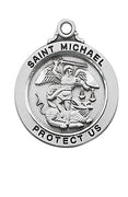 (L636) Ss St Michael 20" Chain & Box - Unique Catholic Gifts