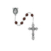 (875-gag) 6mm Ab Garnet/january Rosary - Unique Catholic Gifts