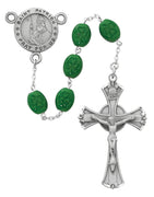 (R148df) St Patrick Oval Shamrock Rsry - Unique Catholic Gifts