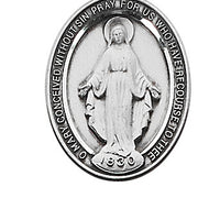(L683mi) Sterling Sil. Miraculous Medal - Unique Catholic Gifts