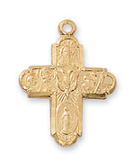 (J2210s) G/ss 4-way 18 Ch&bx" - Unique Catholic Gifts