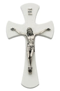 (79-78) 7" White Crucifix - Unique Catholic Gifts