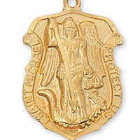 (J414) G/ss St Michael 24ch&bx" - Unique Catholic Gifts