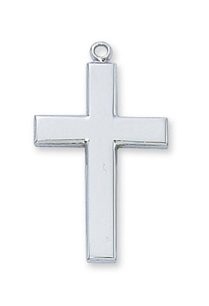 (L7024) Ss Cross 24 Ch&bx" - Unique Catholic Gifts