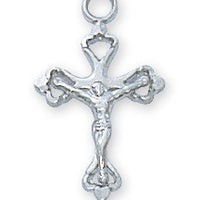 (L8017) Ss Crucifix 16 Ch&bx" - Unique Catholic Gifts