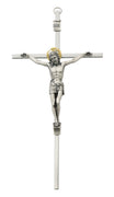 (79-48) 8" Silver Crucifix - Unique Catholic Gifts