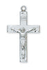 (L7028)Sterling Silver Crucifix 20"  Chain & Box - Unique Catholic Gifts