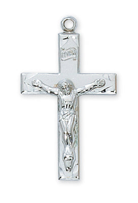 (L7028)Sterling Silver Crucifix 20