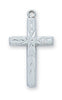 (L7002) Ss Eng Cross 18" Ch&bx - Unique Catholic Gifts