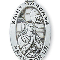 (L500ba) Ss St Barbara 18 Ch&bx" - Unique Catholic Gifts
