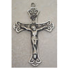 (L8085)  Sterling Silver Crucifix 24" Chain and Box - Unique Catholic Gifts