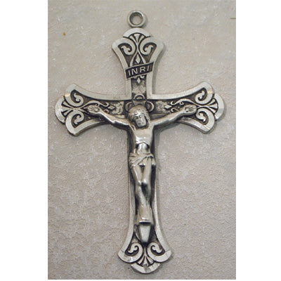 (L8085)  Sterling Silver Crucifix 24