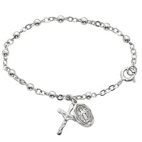 (912L) 5.9" All Sterling Bracelet - Unique Catholic Gifts